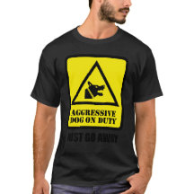Aggressive Dog on Duty - Just Go Away