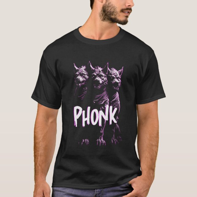 Aggressive Phonk Music Aesthetic boy T-Shirt (Front)