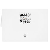 AGGRO Boys don't fear! Cards (Back Horizontal)