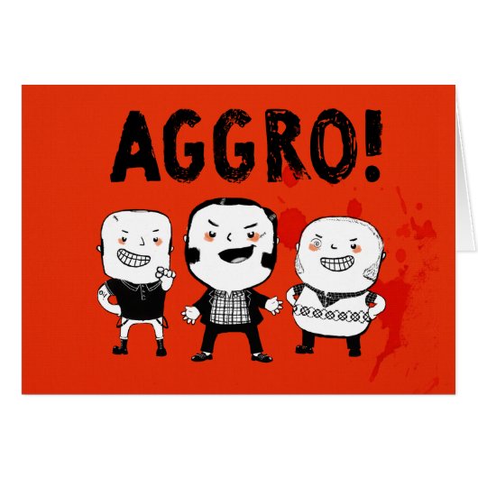AGGRO Boys don't fear! Cards (Front Horizontal)