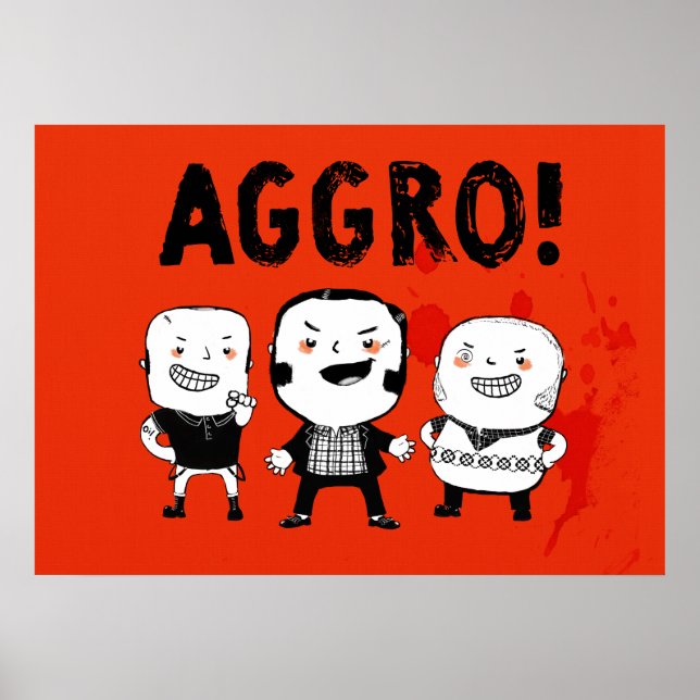AGGRO Boys don't fear! Poster (Front)