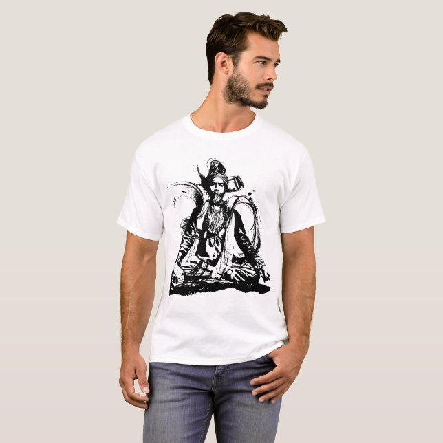 Aghori Sadhu Ohm T-Shirt (Front Full)