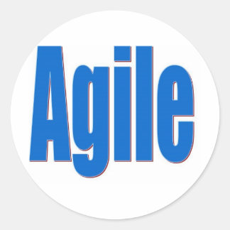 Agile Classic Round Sticker