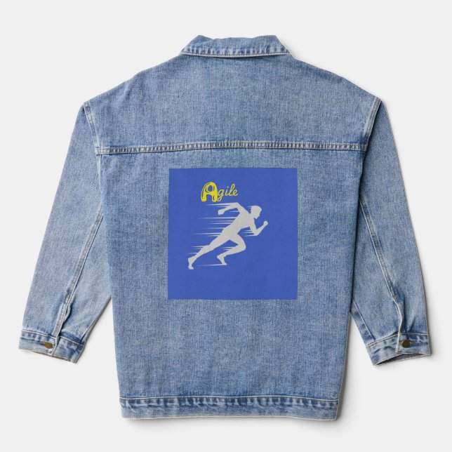 Agile Denim Jacket (Back)