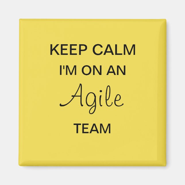 Agile Scrum Magnet (Front)