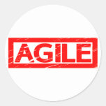 Agile Stamp Classic Round Sticker