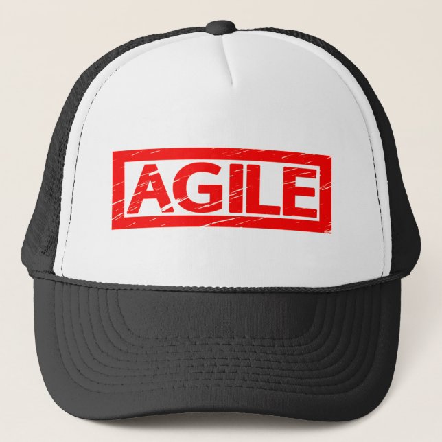 Agile Stamp Trucker Hat (Front)