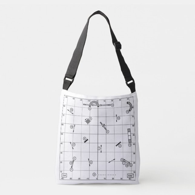 Agility Course Map Tote (Front)