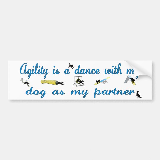 Agility Dance Bumper Sticker (Front)
