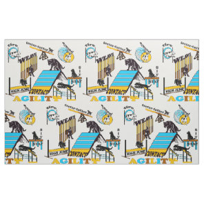 Agility Fabric for dog lovers