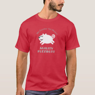 "Agility FuzzButt" Spitz Agility Tee Dk vers.