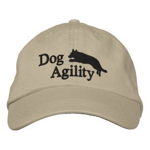 Agility German Shepherd Embroidered Baseball Cap