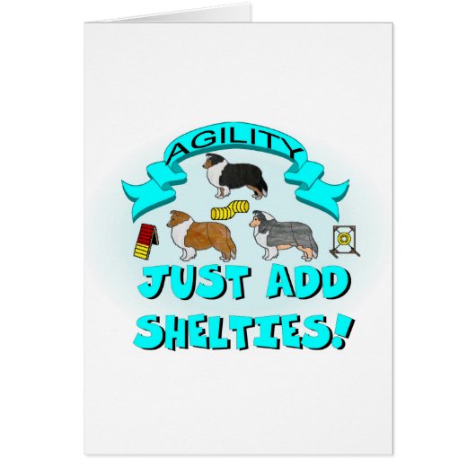 Agility - Just Add Shelties Cards (Front)