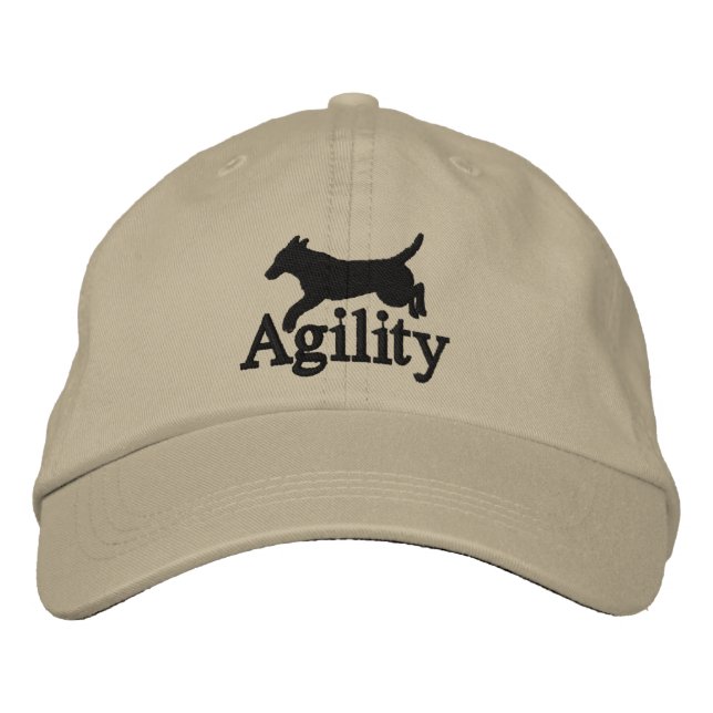 Agility Labrador Retriever Embroidered Hat (Front)