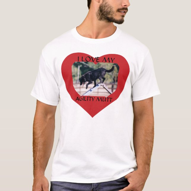 Agility Mutt T-Shirt - Customized (Front)