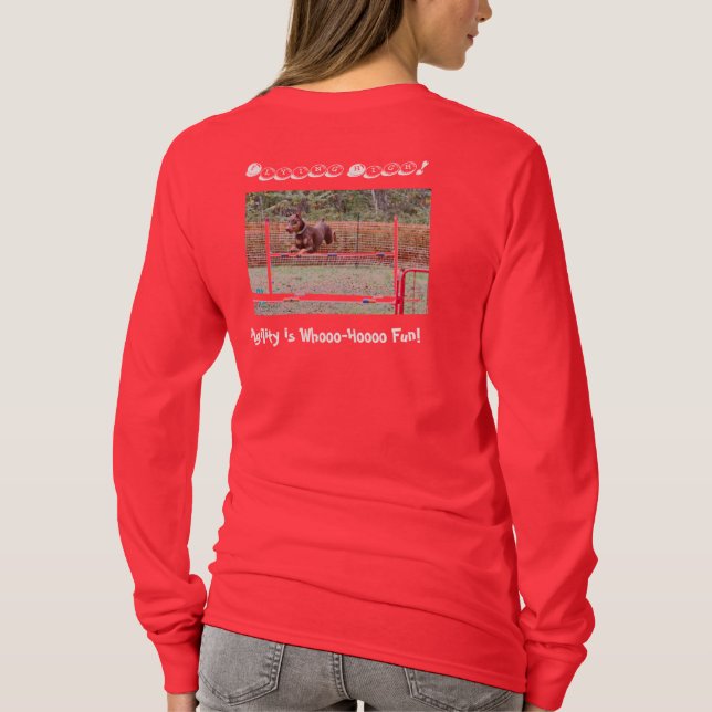 Agility Shirt with Doberman (Back)