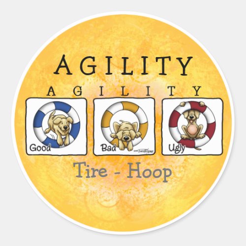 Agility Tire _ GBU _ agility stickers