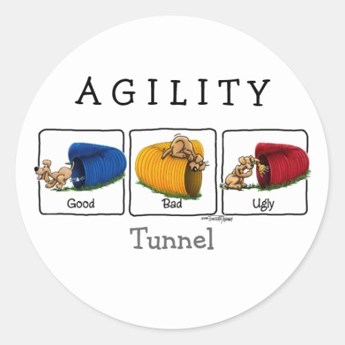 Agility Tunnel GBU stickers