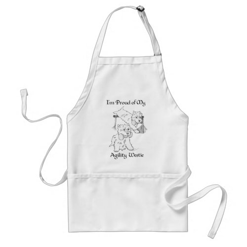 Agility Westie Adult Apron