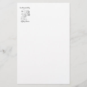 Agility Westie Stationery