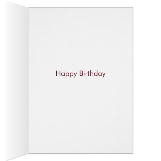 Aging - a funny happy birthday poem (Inside (Right))