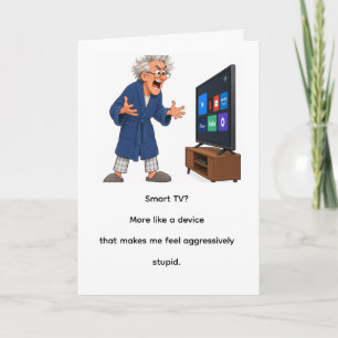 Aging Boomer Humor Card