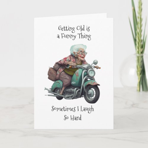 Aging Humor Between Friends Card