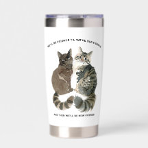 Aging humor for cat loving friends husband wife ch
