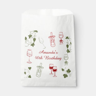 Aging Like Fine Wine Favor Bag