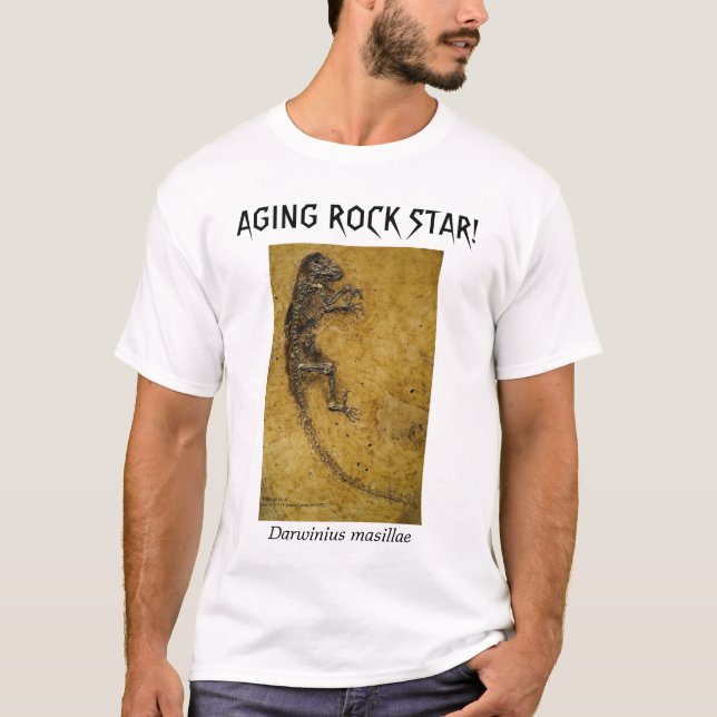 AGING ROCK STAR! T-Shirt (Front)