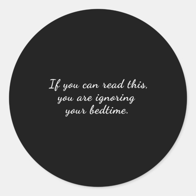 Aging Sarcastic Pensioner Quote Grandma Funny Slee Classic Round Sticker (Front)