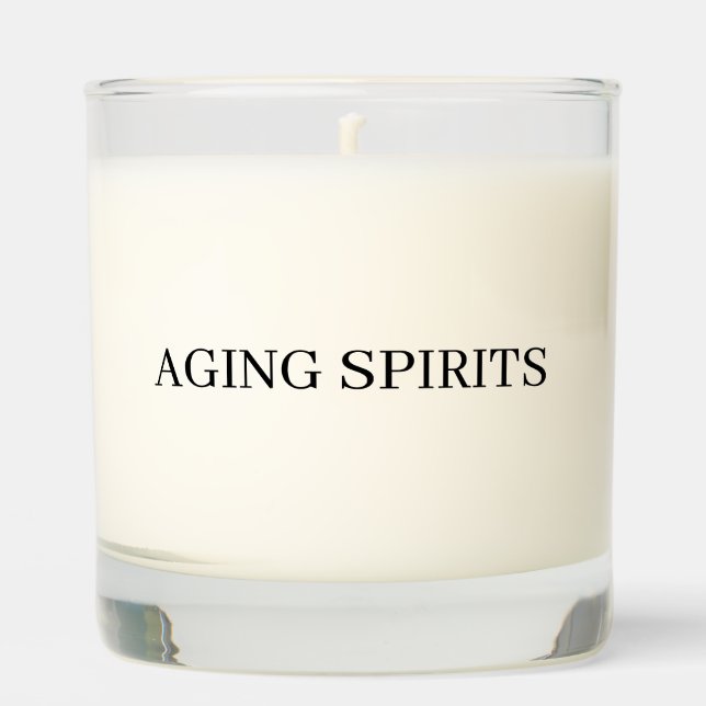 Aging Spirits Scented Candle (Front)