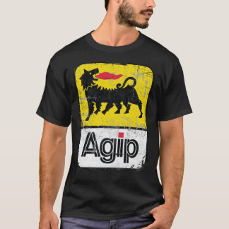 AGIP Lubricants Logo 1968 – 1998 Distressed versio T-Shirt