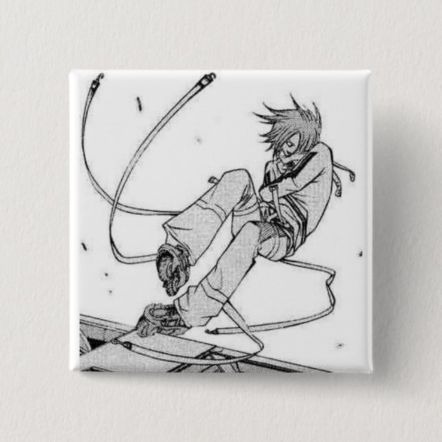 Agito battle badge pinback button (Front)