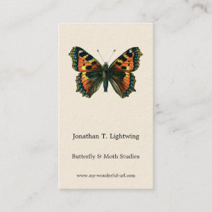 Aglais urticae - The Small Tortoiseshell Butterfly Business Card