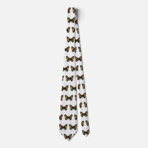 Aglais urticae - The Small Tortoiseshell Butterfly Neck Tie