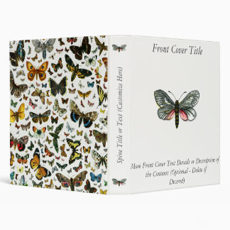 Aglaope infausta - Almond-Tree Leaf Skeletonizer 3 Ring Binder