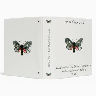 Aglaope infausta - Almond-Tree Leaf Skeletonizer 3 Ring Binder