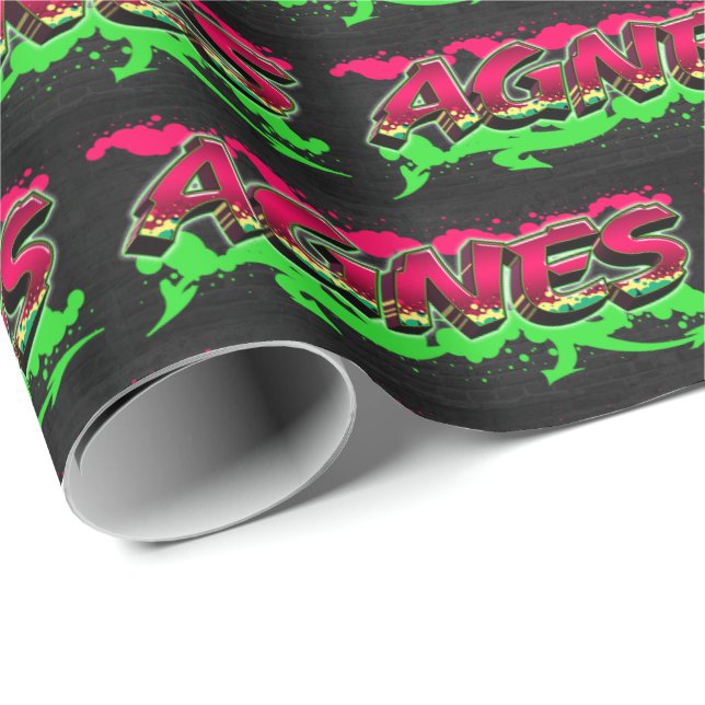 Agnes first name name wrapping paper (Roll Corner)