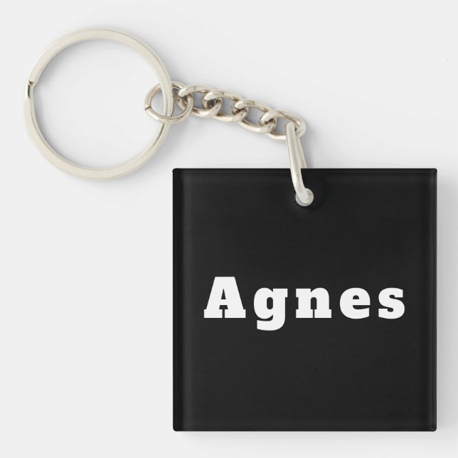 Agnes Keychain (Front)