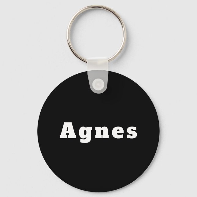 Agnes Keychain (Front)