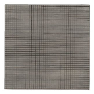 Agnes Martin art style Faux Canvas Print
