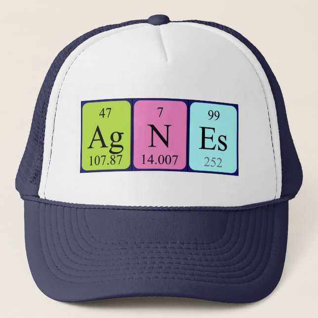 Agnes periodic table name hat (Front)