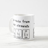 Agnes periodic table name mug (Front Left)