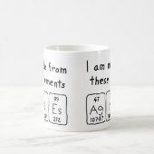 Agnes periodic table name mug (Center)