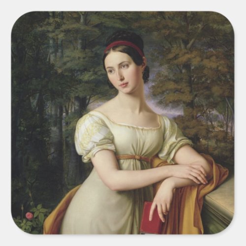 Agnes Rauch  1825 Square Sticker