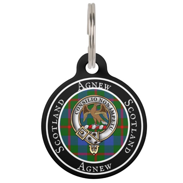 Agnew Badge & Tartan Personalized People ID Tag (Front)