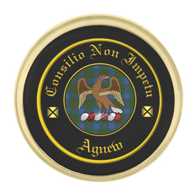 Agnew Clan Lapel Pin (Front)