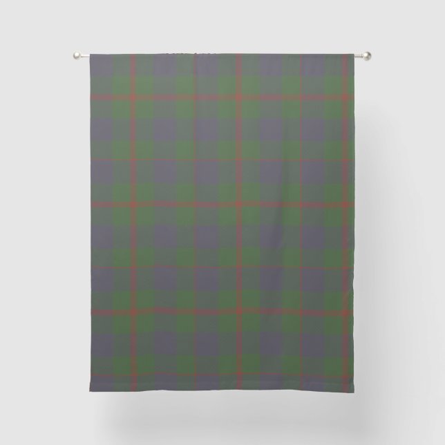 Agnew Clan Tartan Sheer Curtains (Front)