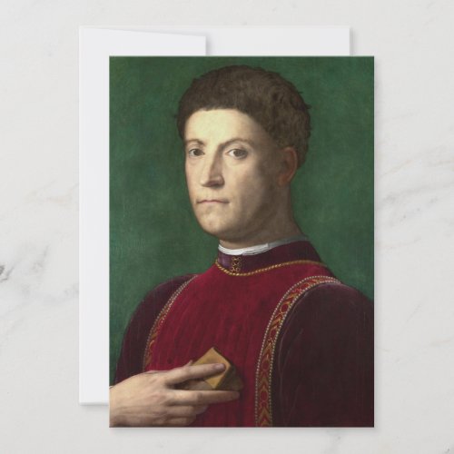 Agnolo Bronzino _ Portrait of Piero de Medici Invitation